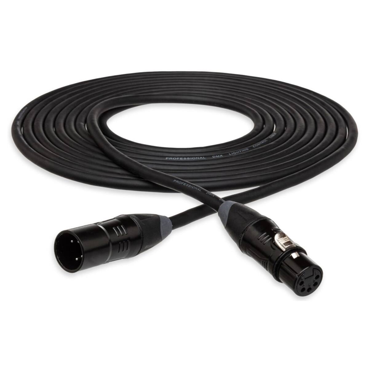 Hosa Technology 700 Series 5 Pin XLR Male to 5 Pin XLR Female DMX Cable ...