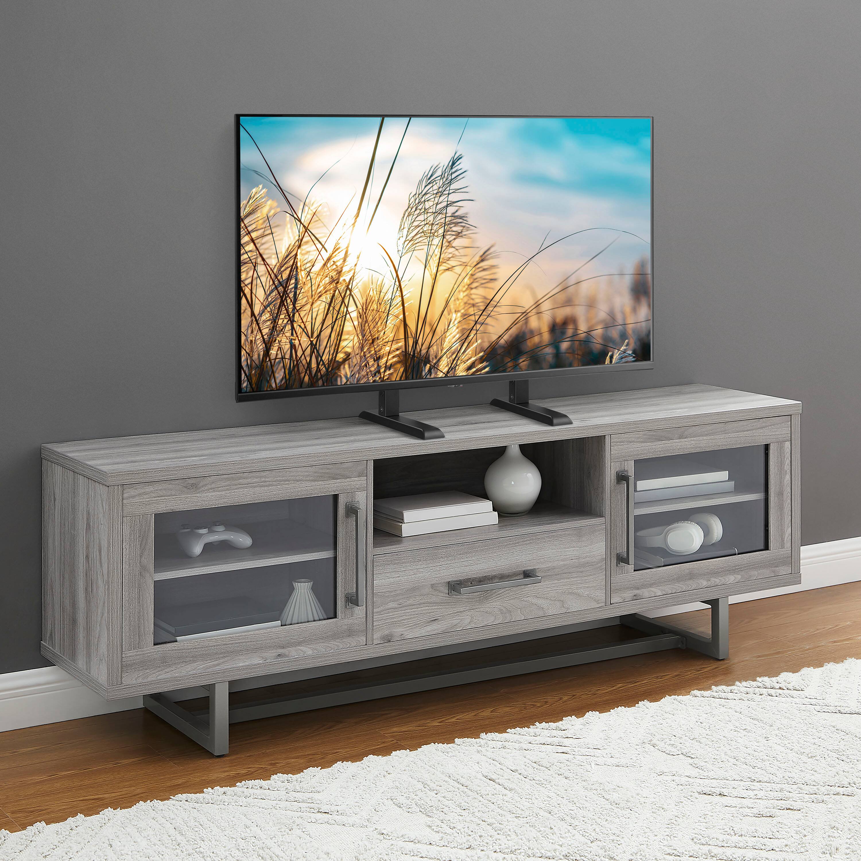 Alt View 1. Insignia™ - Universal TV Feet Replacement Kit for TVs 49 -77" or 100 lbs - Black.