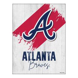 Holland Bar Stool Co. - Atlanta Braves 24" x 32" Team Canvas Wall Art - Multicolor