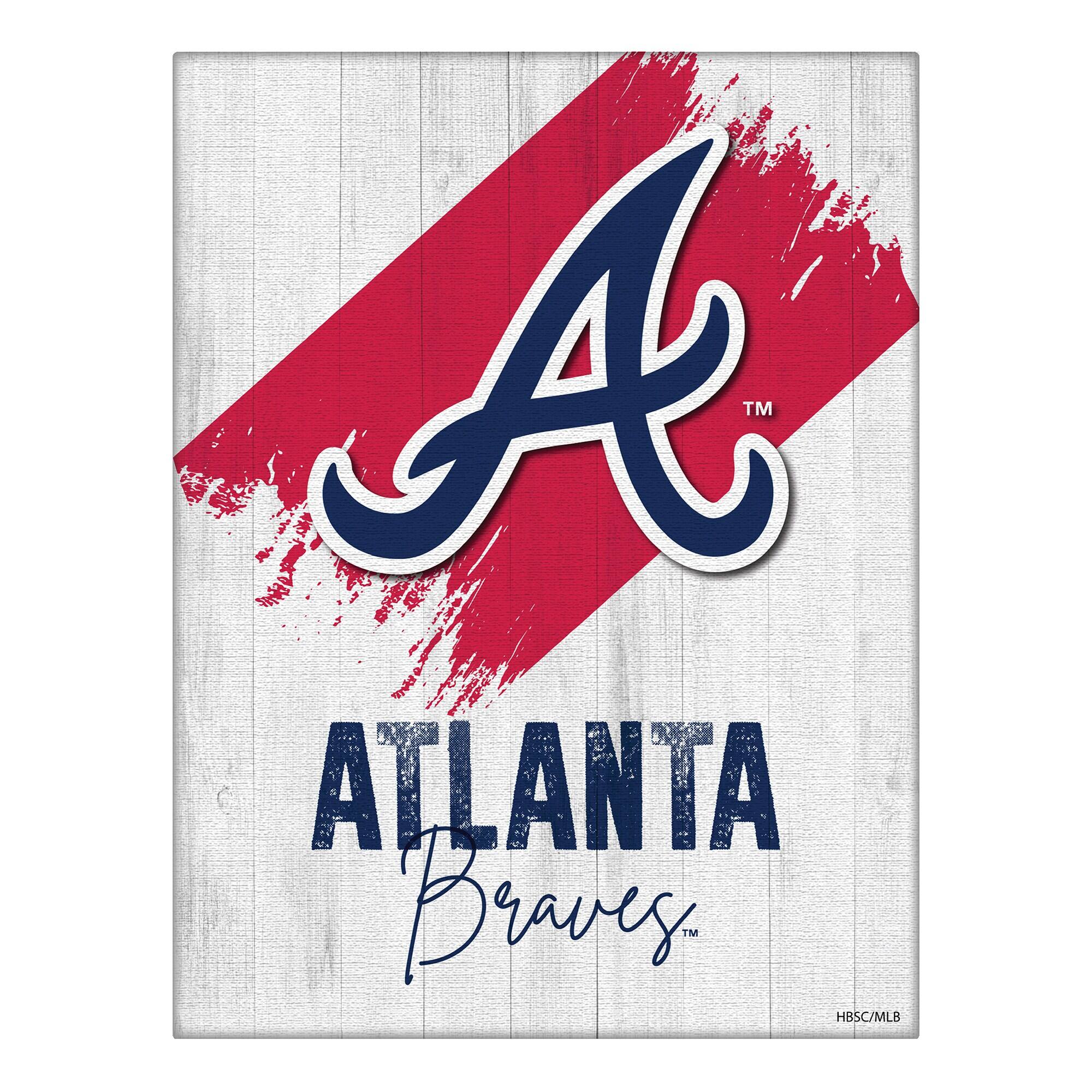 Atlanta Braves 24" x 32" Team Canvas Wall Art
