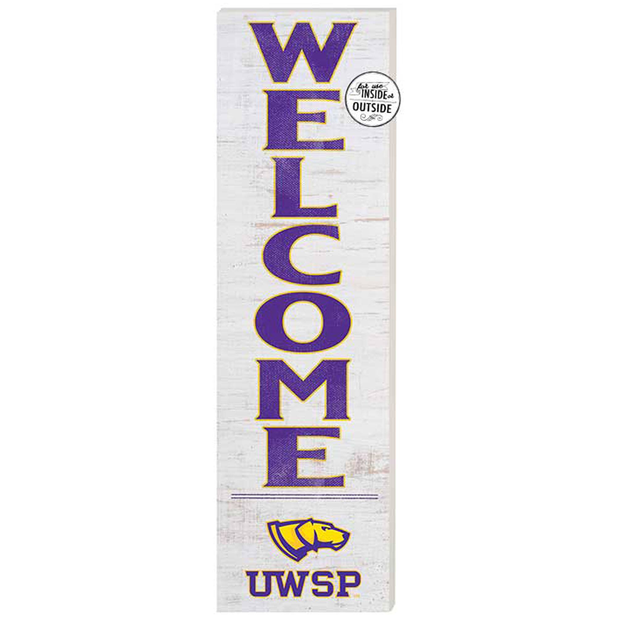 Wisconsin-Stevens Point Pointers 10'' x 35'' Indoor/Outdoor Welcome Sign