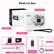 What's In Box
- Mini Camera x 1
- Color Gift Box x 1
- Wrist Strap x 1 (anti-drop protection)
- 64GB SD Card x 1 (Pre-installed)
- User Manual x 1
- Keychain x 1 (for easy carry)
- OTG Adapter x 1 (Works with Android Type-C phones)
- Type-C Charging Cable x 1