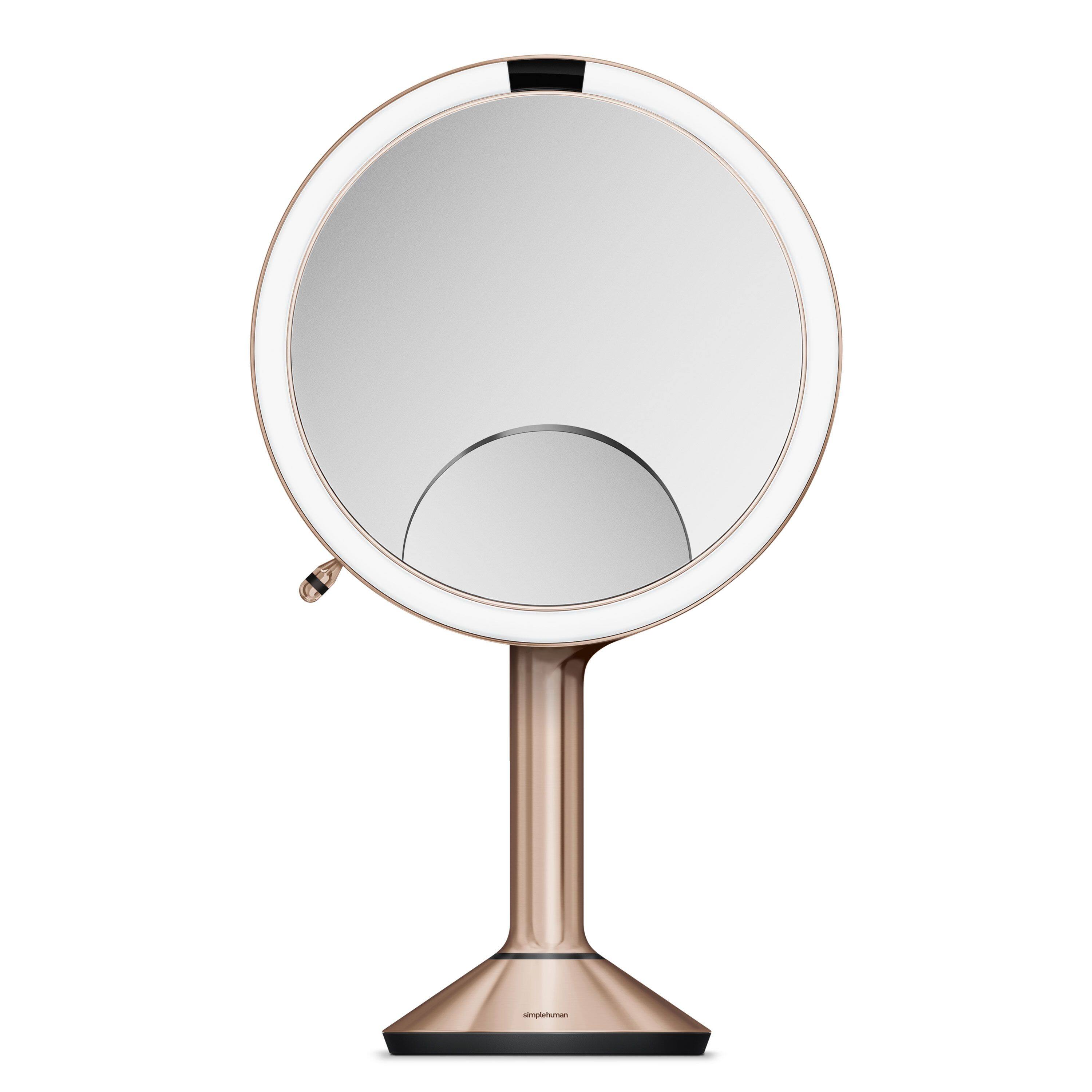 simplehuman - sensor mirror trio, stainless steel - Rose Gold