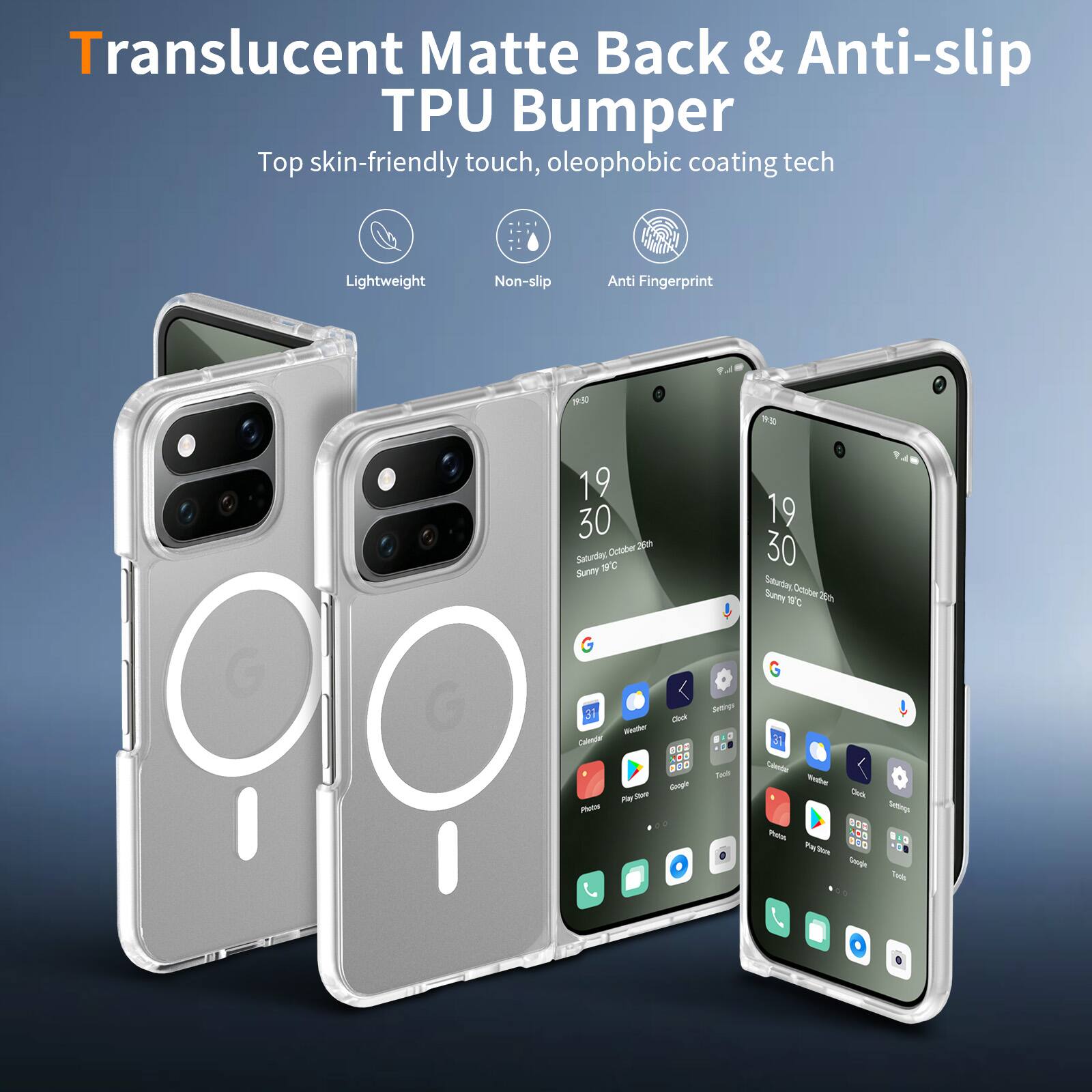 UUCOVER Magnetic Case for Google Pixel 11 Pro Fold,Shockproof ...