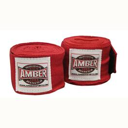 Amber Sporting Goods - Amber Fight Gear Junior 120" Handwraps, Boxing/Kickboxing, 2 Pairs - Red