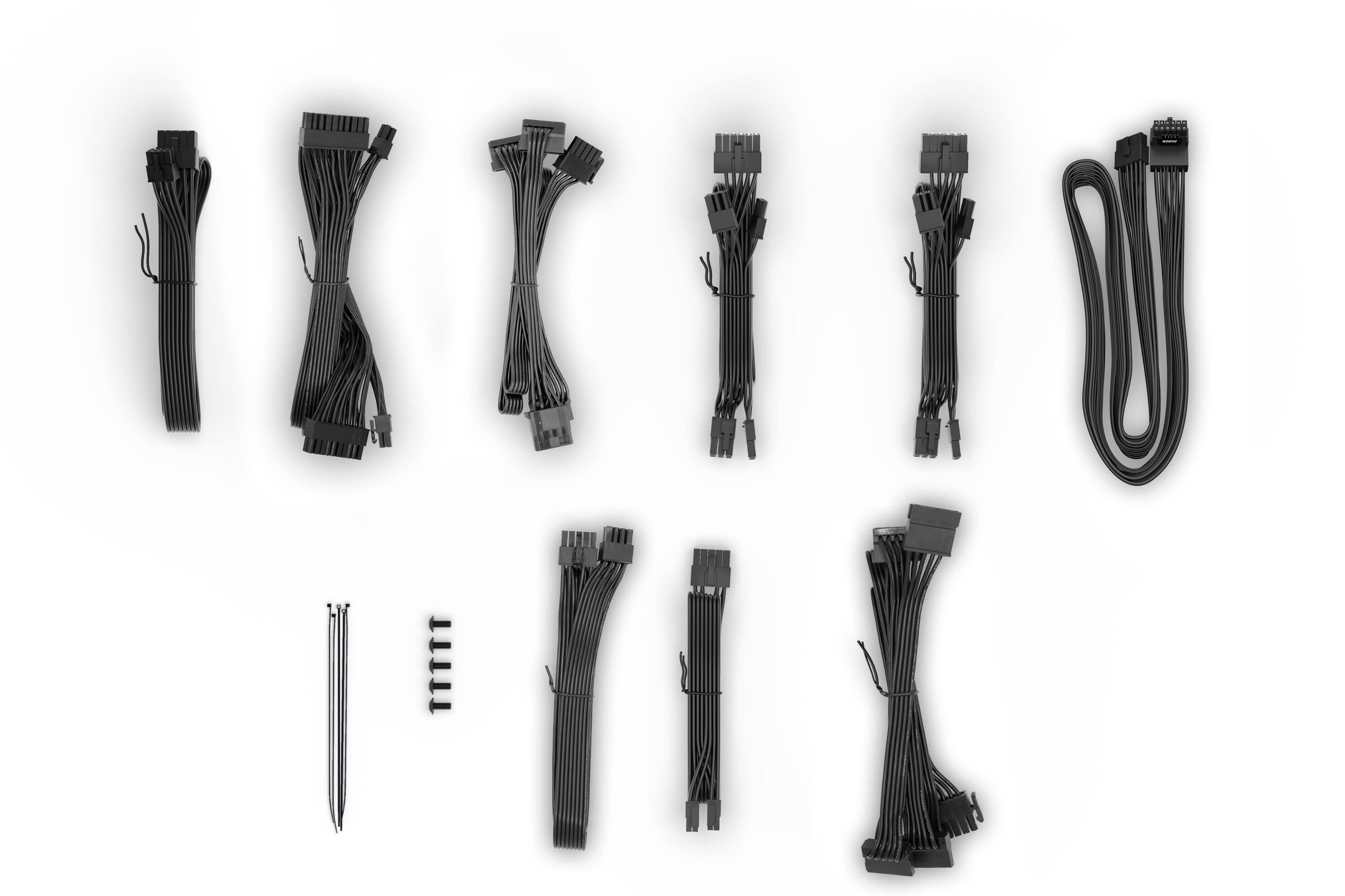 Alt View 5. be quiet! - Power Zone 2 850W ATX 80 Plus Platinum Modular Power Supply - Black.