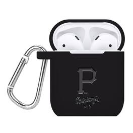 Artinian - Pittsburgh Pirates Debossed Silicone AirPods Case Cover - No Size - Multicolor