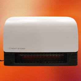 Heat Storm - 1500 Watt Minimalist Wi-Fi Infrared Wall Heater - White