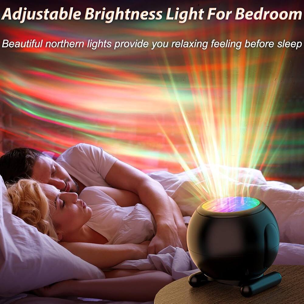 Adjustable Brightness Light For Bedroom  
Beautiful northern lights provide you relaxing feeling before sleep