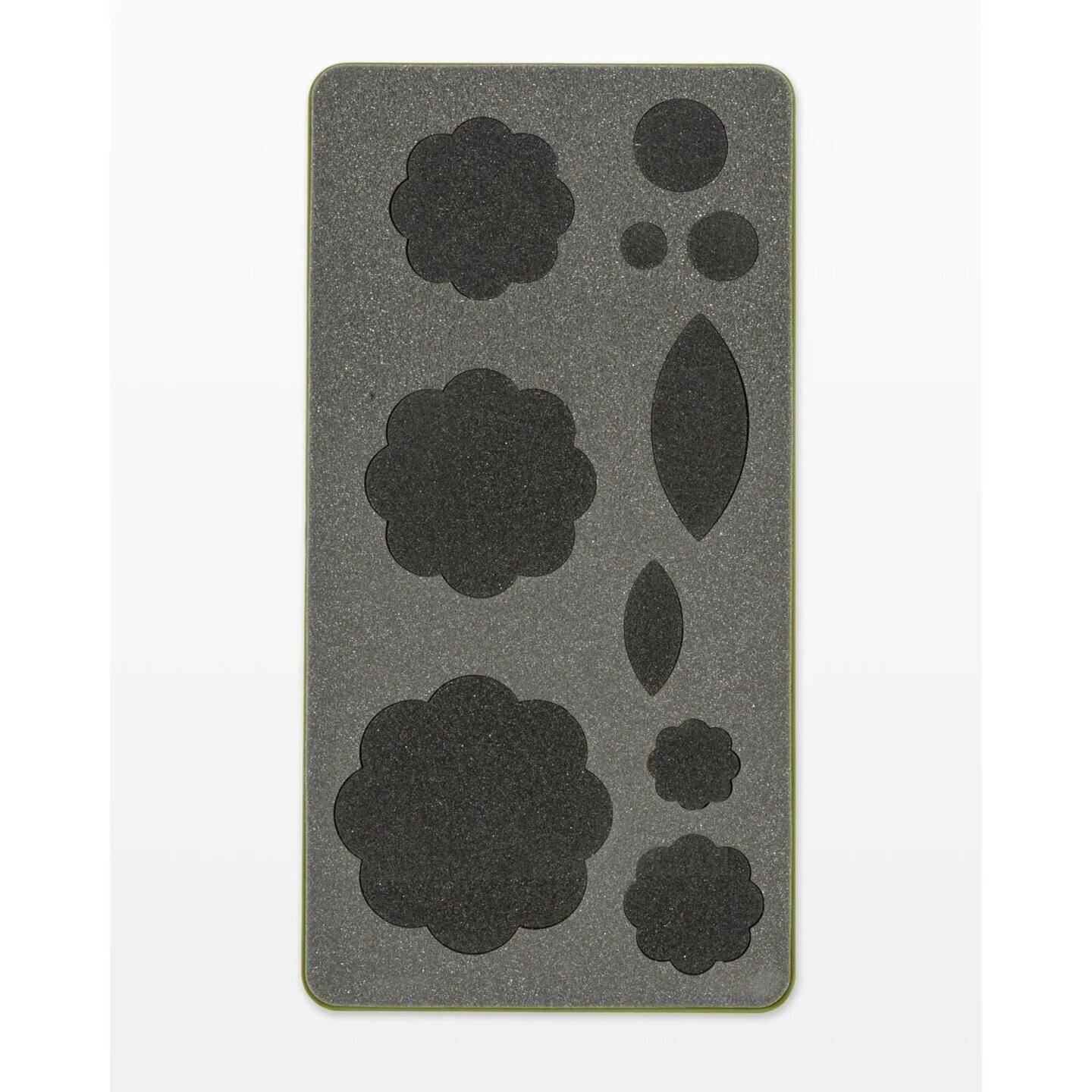 Back. AccuQuilt - AccuQuilt GO! Fabric Cutting Dies; Rose Of Sharon - Black.