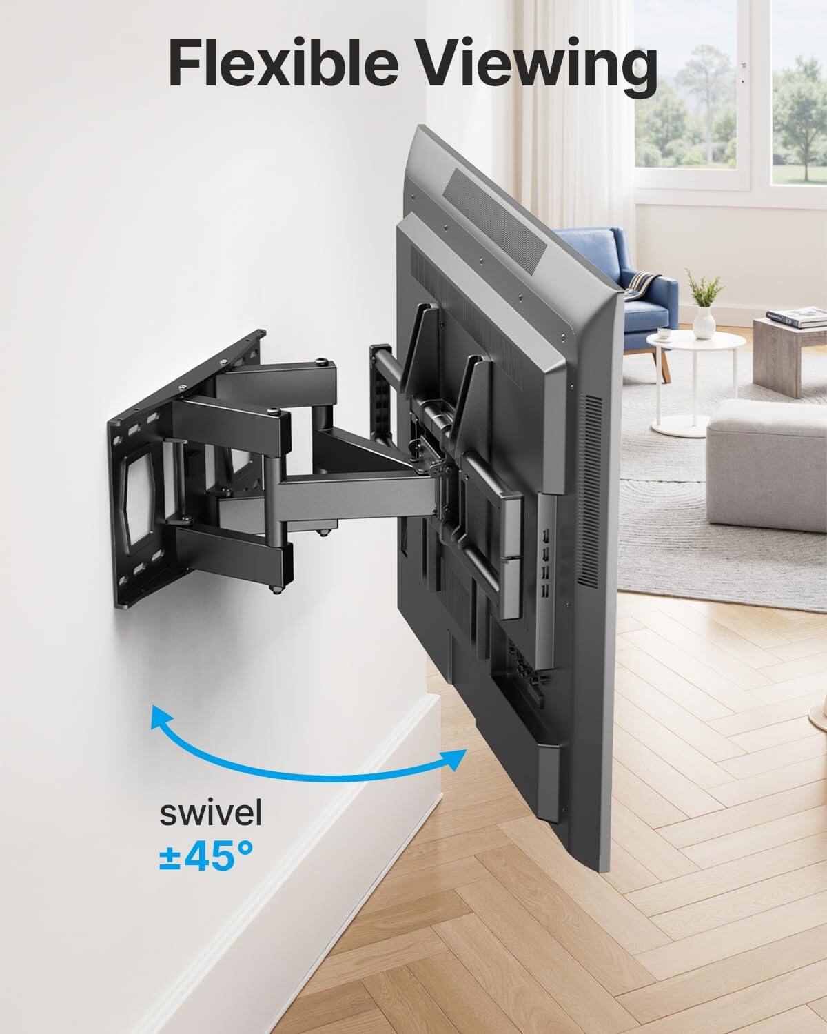 Flexible Viewing  
swivel ±45°