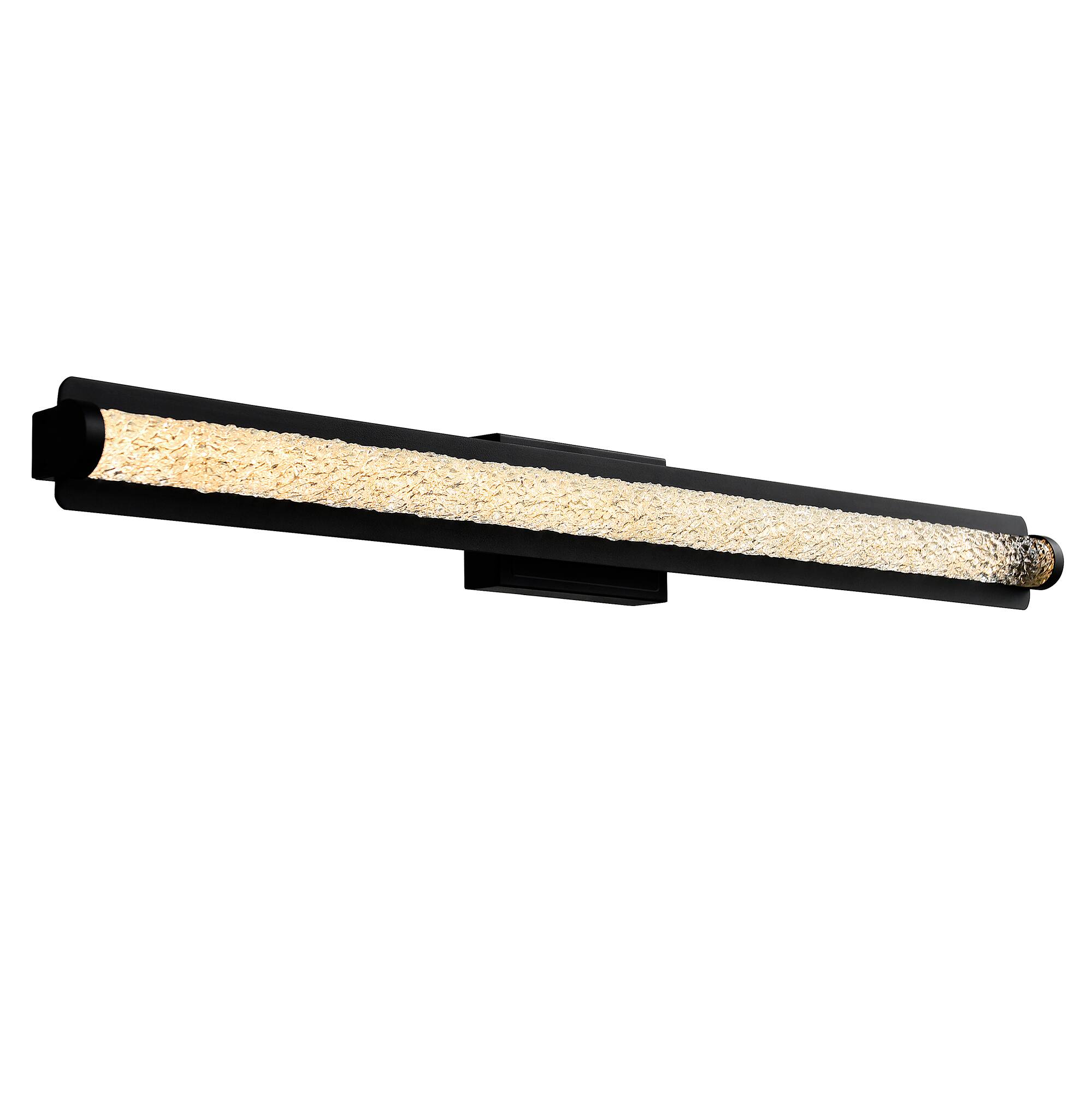 Angle. CWI Lighting - Fiji Integrated LED Black Outdoor Wall Light - Black.