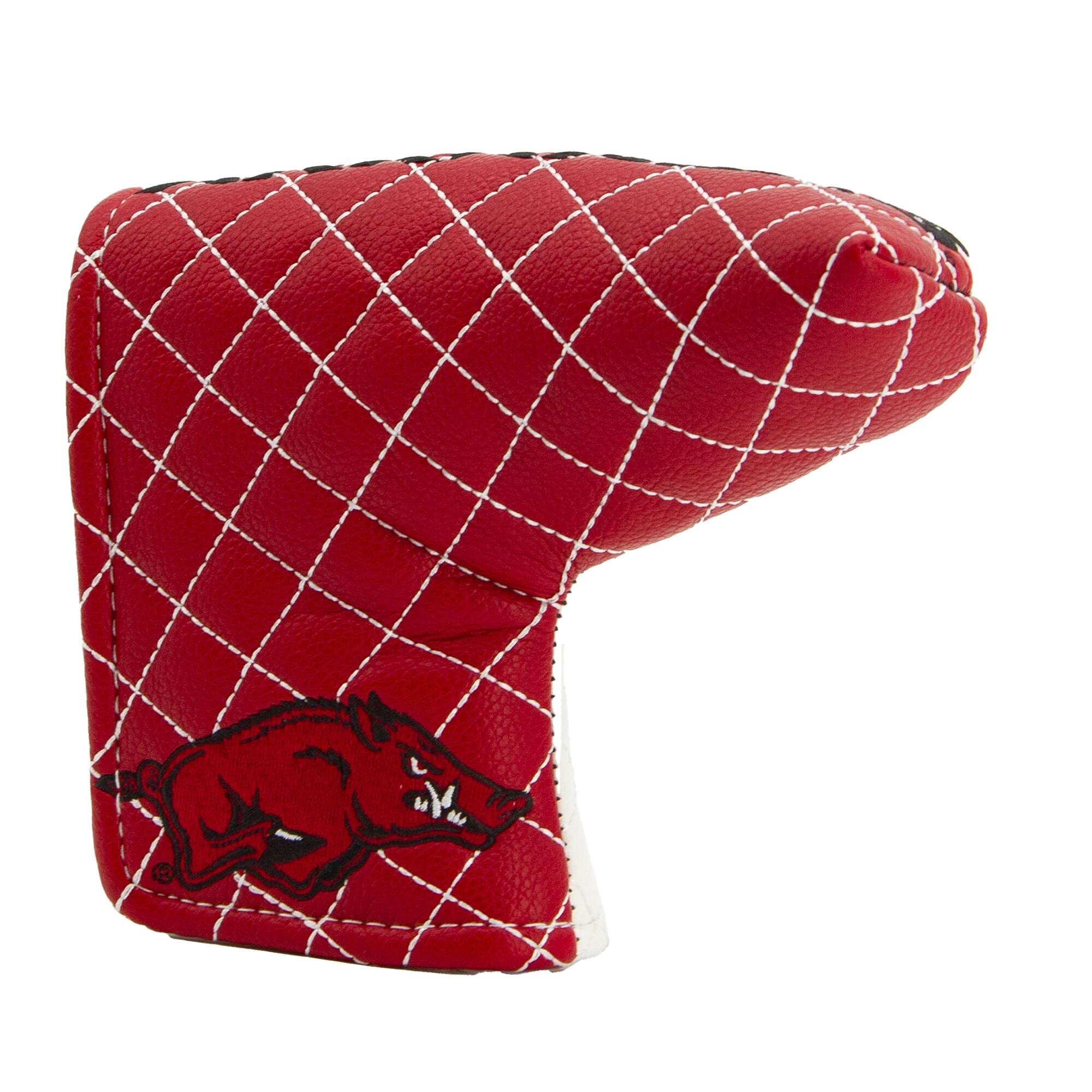 Alt View 2. Team Golf - Arkansas Razorbacks Quilted Blade Putter Cover - Multicolor.