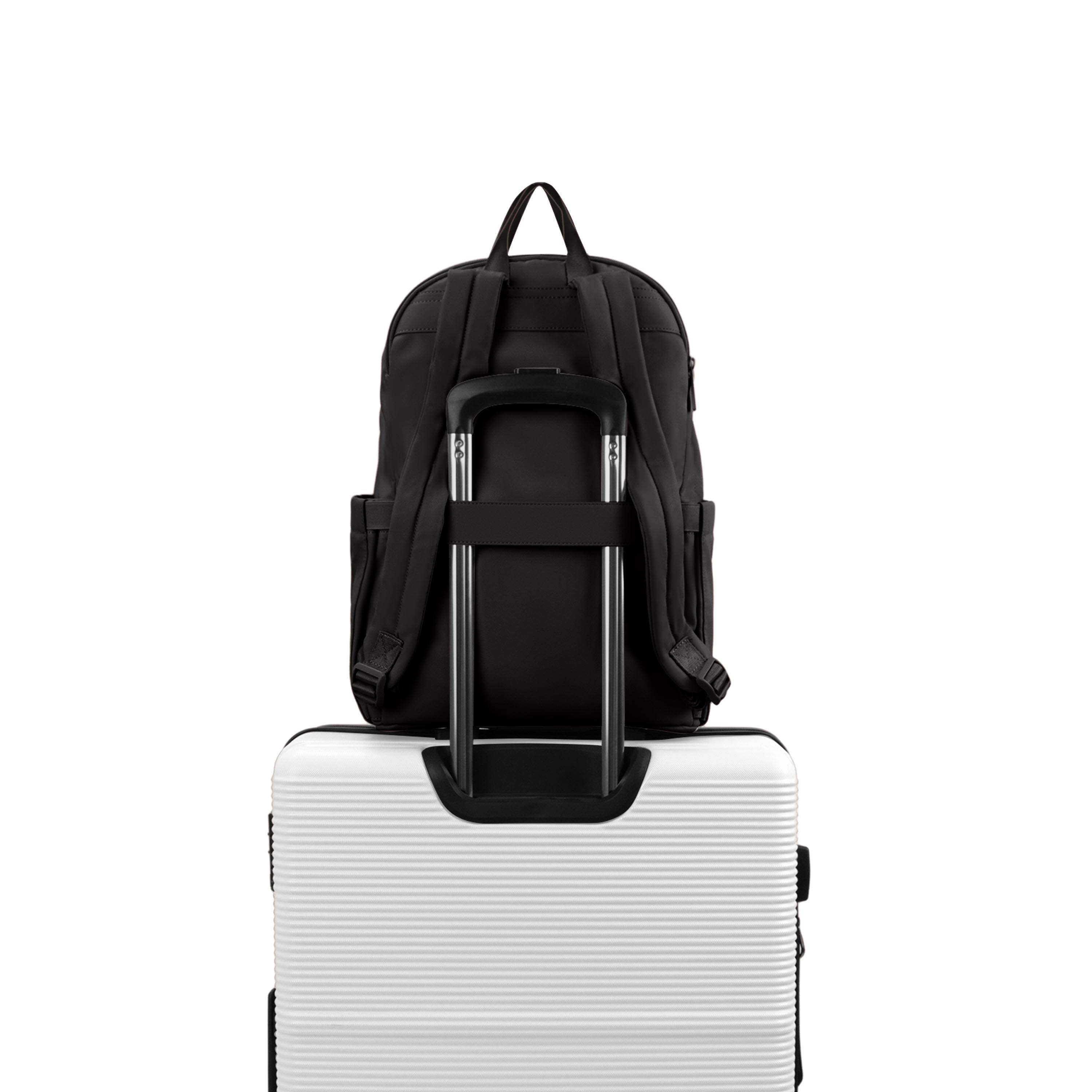 Alt View 3. Bugatti - Brussels Backpack - BLACK.