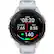 The timer on the Garmin watch shows 108:20. The watch is also displaying the distance, pace, and heart rate. The distance is 7.65, the pace is 8:55, and the heart rate is 140.