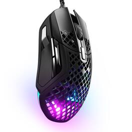 PO3TICJUNKI3 - Aerox - Holey Rgb Gaming Mouse Ultra-lightweight Water Resistant Design Truemove Air Optical Sensor - Wired - Wired
