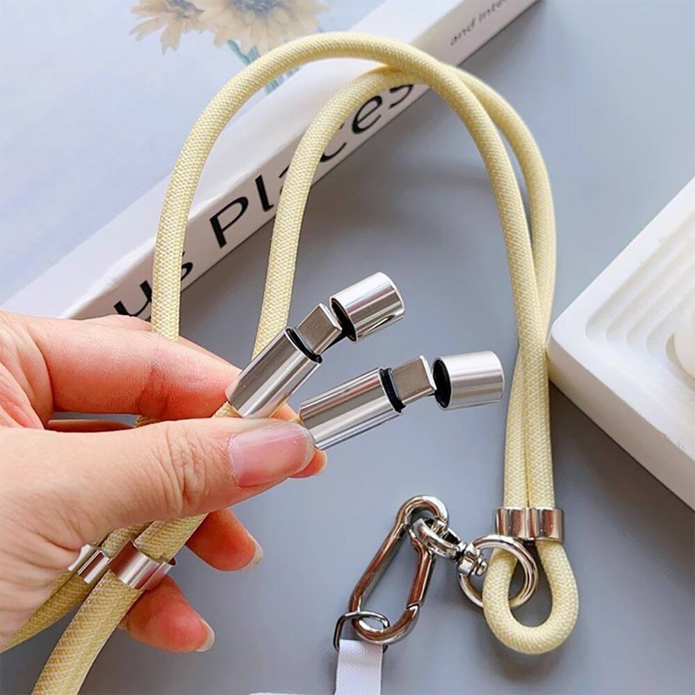 Alt View 4. Topteng - 66W 2-in-1 Wearable Charging Cable - Phone Lanyard & Fast USB-C Cable for iPhone/Samsung/Android - Blue.