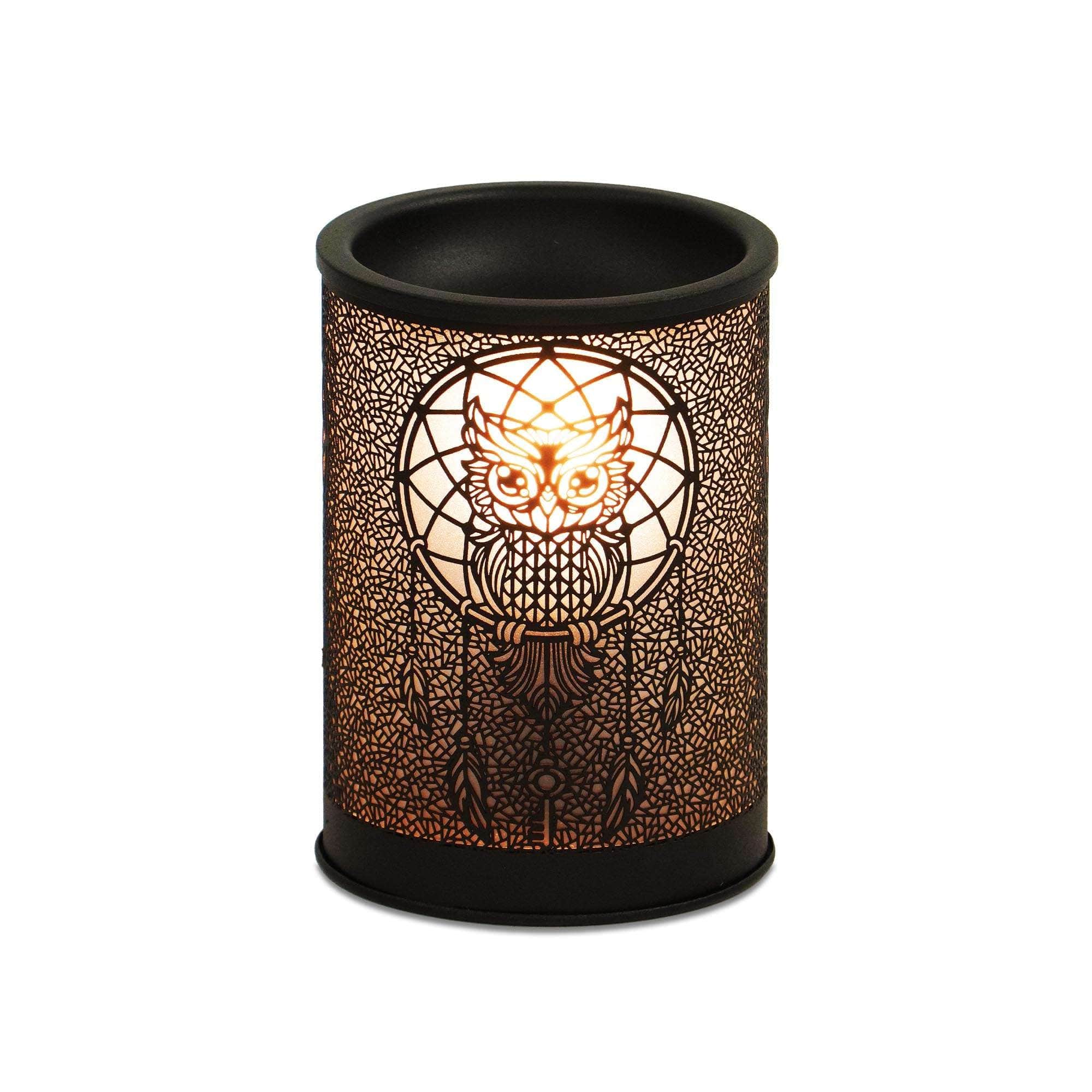 G128 - Owl Wax Melt Warmer Electric Wax Heater with LED Night Light