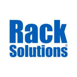 RackSolutions - 1U Horizontal Plastic D-Ring Pass Thru Cable Management Bar - Black