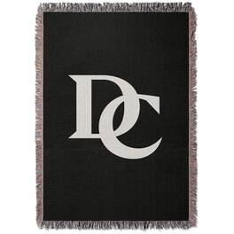 Chad & Jake - Davidson Wildcats Woven Blanket - Black