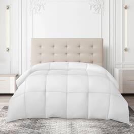 Lux Decor Collection - Down Alternative Comforter – Ultra Soft All Season Duvet Insert with Corner Tabs - White