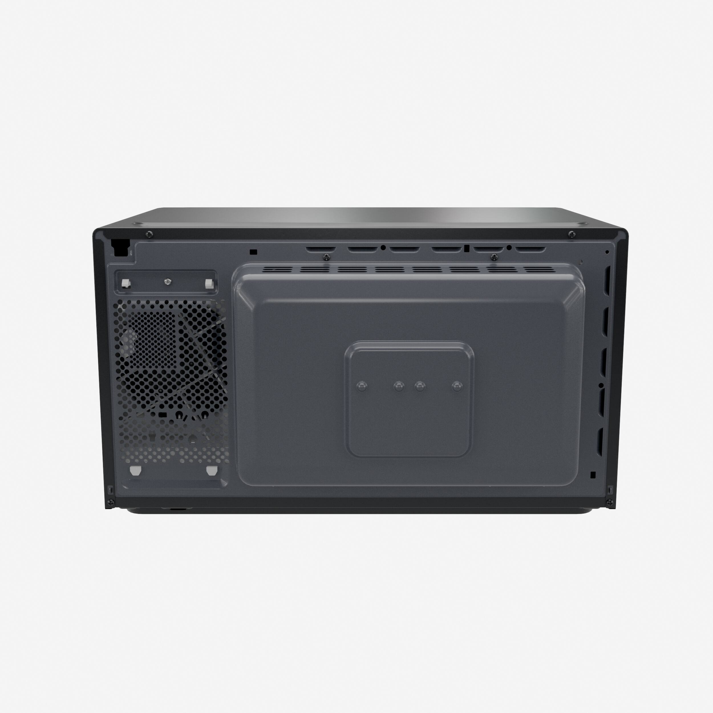 Alt View 26. GE - 1.0 Cu. Ft. Countertop Convection Microwave with Sensor Cooking and Air Fry - Stainless Steel.