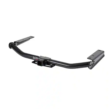 Front. VEVOR - Class 3 Trailer Hitch, 2-Inch Receiver, Compatible with 2014-2019 Toyota Highlander, Q345B Steel Tube Frame - Black.