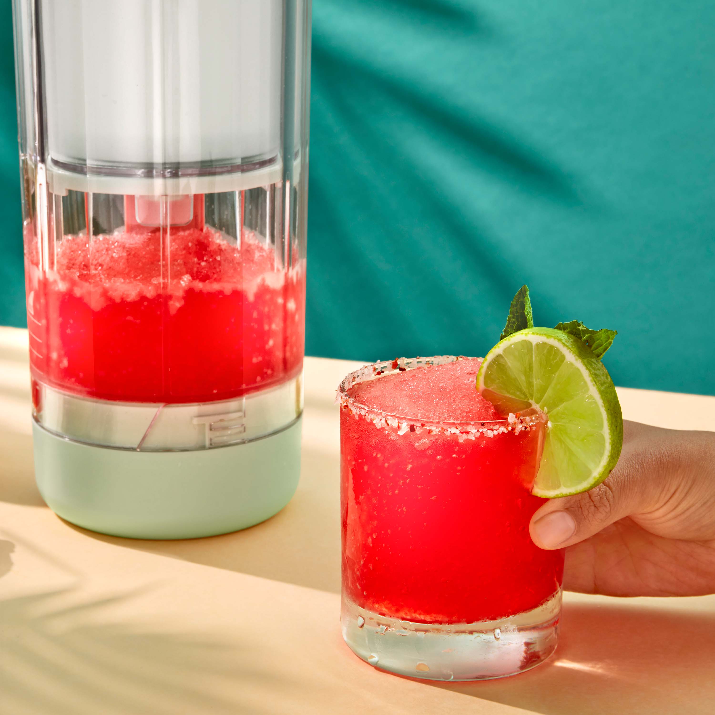 Alt View 2. Margaritaville - Maui On-the-Go Frozen Drink Machine and Portable Blender - Blue.