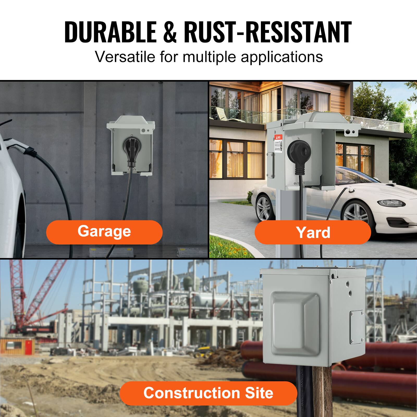DURABLE & RUST-RESISTANT  
Versatile for multiple applications  

- Garage  
- Yard  
- Construction Site