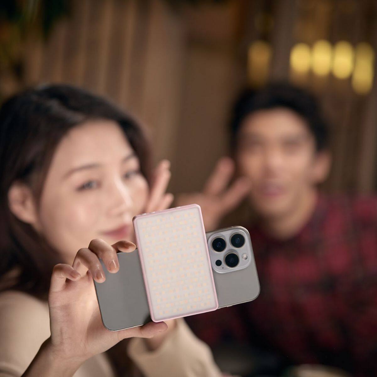 Alt View 7. Godox - Godox MA5R RGB LED Light and Power Bank (White).