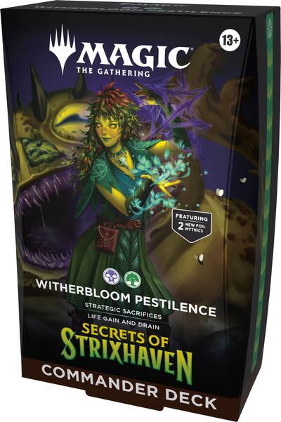 Wizards of The Coast Magic: The Gathering Secrets of Strixhaven Commander Deck Witherbloom Pestilence D53480000 - Best Buy Wizards of The Coast Magic: The Gathering Secrets of Strixhaven Commander Deck Witherbloom Pestilence D53480000 - Best Buy