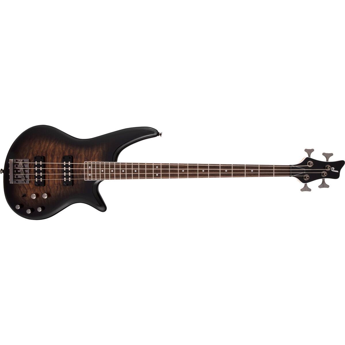 Alt View 1. Jackson - Jackson JS3Q JS Series Spectra Bass Guitar, Dark Sunburst.