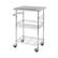 Alt View 11. TRINITY - EcoStorage 24" Stainless Steel Kitchen Cart NSF Chrome - Chrome.