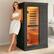 Front. Syedee - Far Infrared Sauna Home Sauna Spa Room Canadian Hemlock Wood 800W Indoor Saunas Low EMF 110V with Control Panel - Black.
