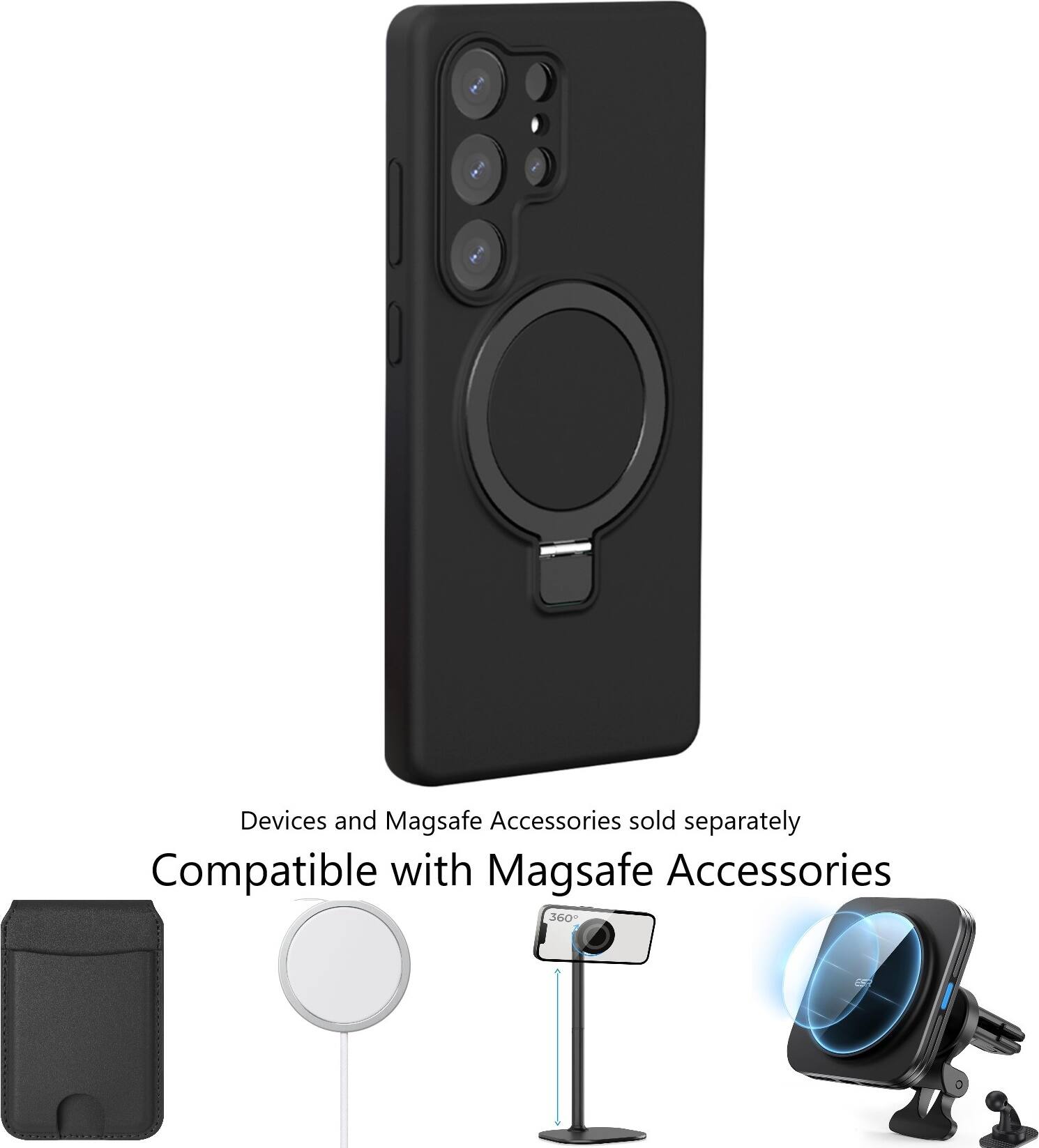Compatible with Magsafe Accessories 360, devices and Magsafe Accessories are sold separately.