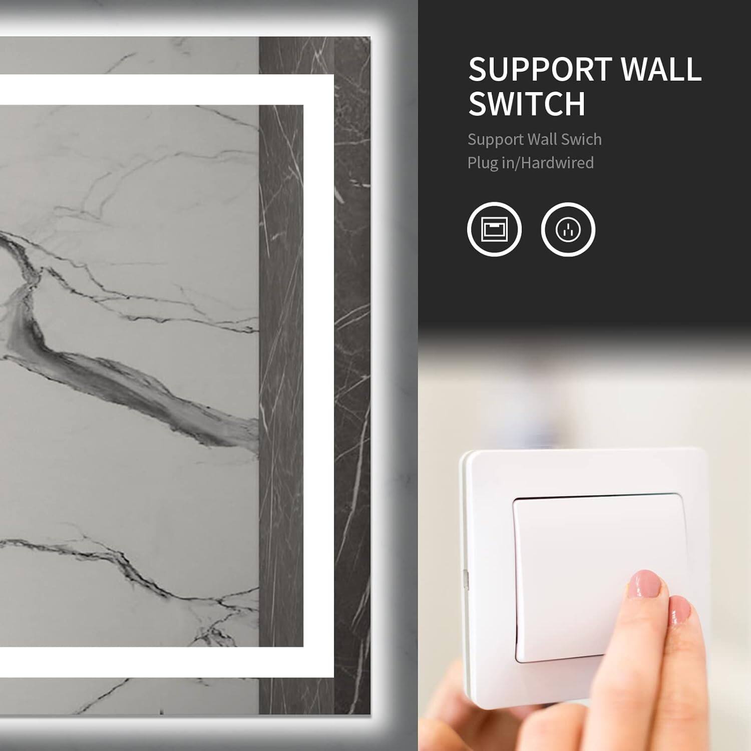 SUPPORT WALL SWITCH  
Support Wall Switch  
Plug in/Hardwired