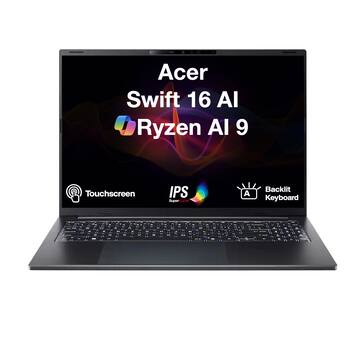 Acer Swift Go 16 AI Laptop 16.0 WUXGA Display (Ryzen AI 9 465 Acer Swift Go 16 AI Laptop 16.0 WUXGA Display (Ryzen AI 9 465