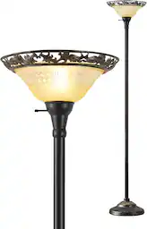 Black, Yellow Glass 1 Head