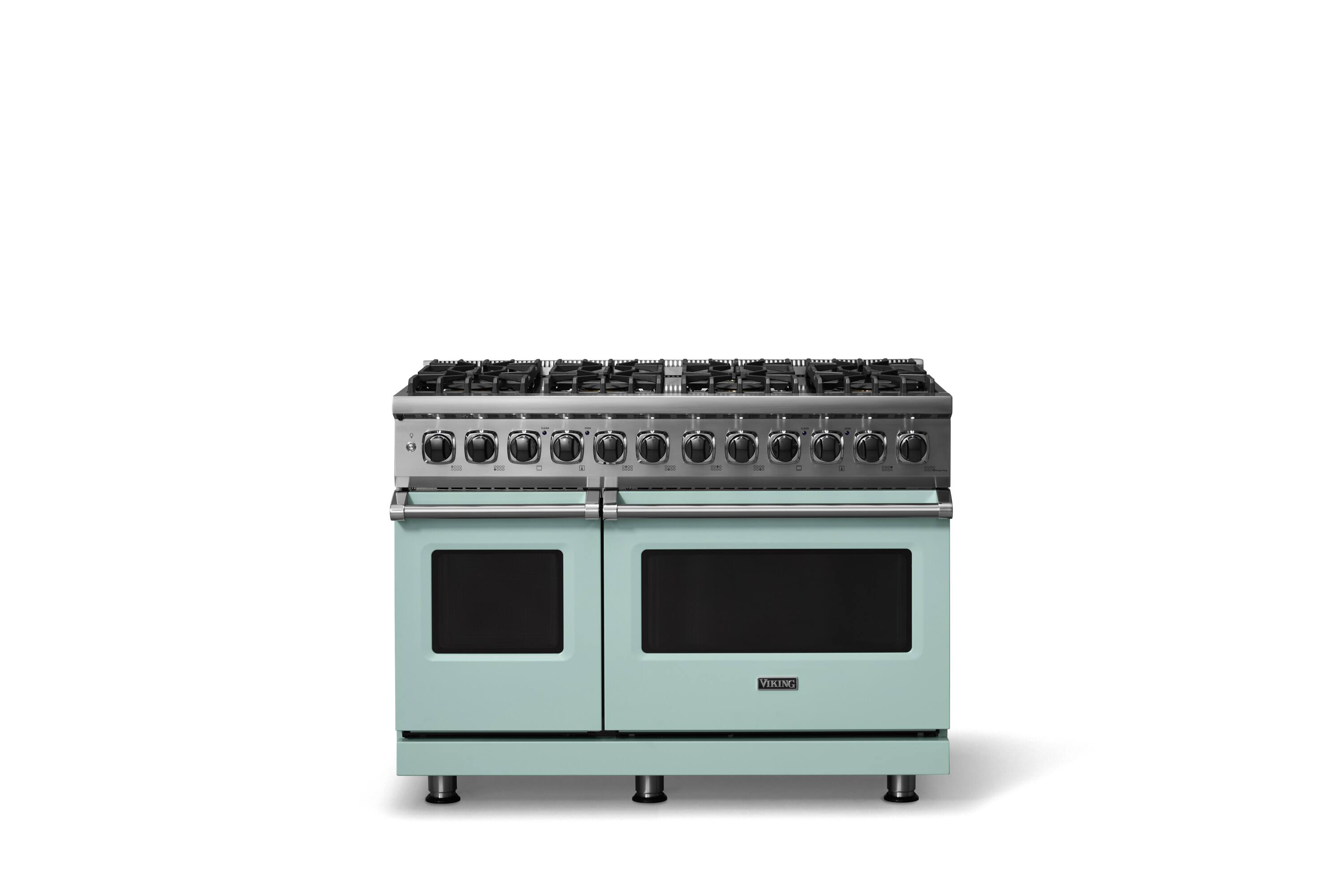 Alt View 1. Viking - 5-Series Gas Open Burner Range - Splash.