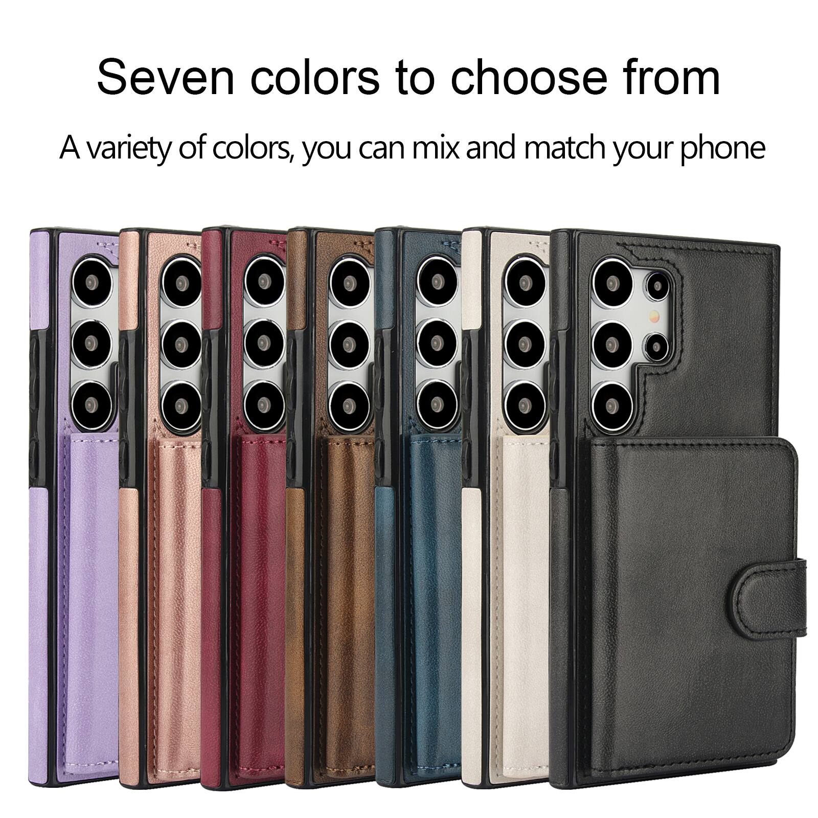 Seven colors to choose from  
A variety of colors, you can mix and match your phone