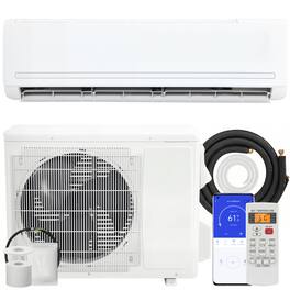 Homcom - BTU Mini Split Air Conditioner, 19 SEER2 230V Inverter AC Unit Cools up to 1500 Sq.Ft - White
