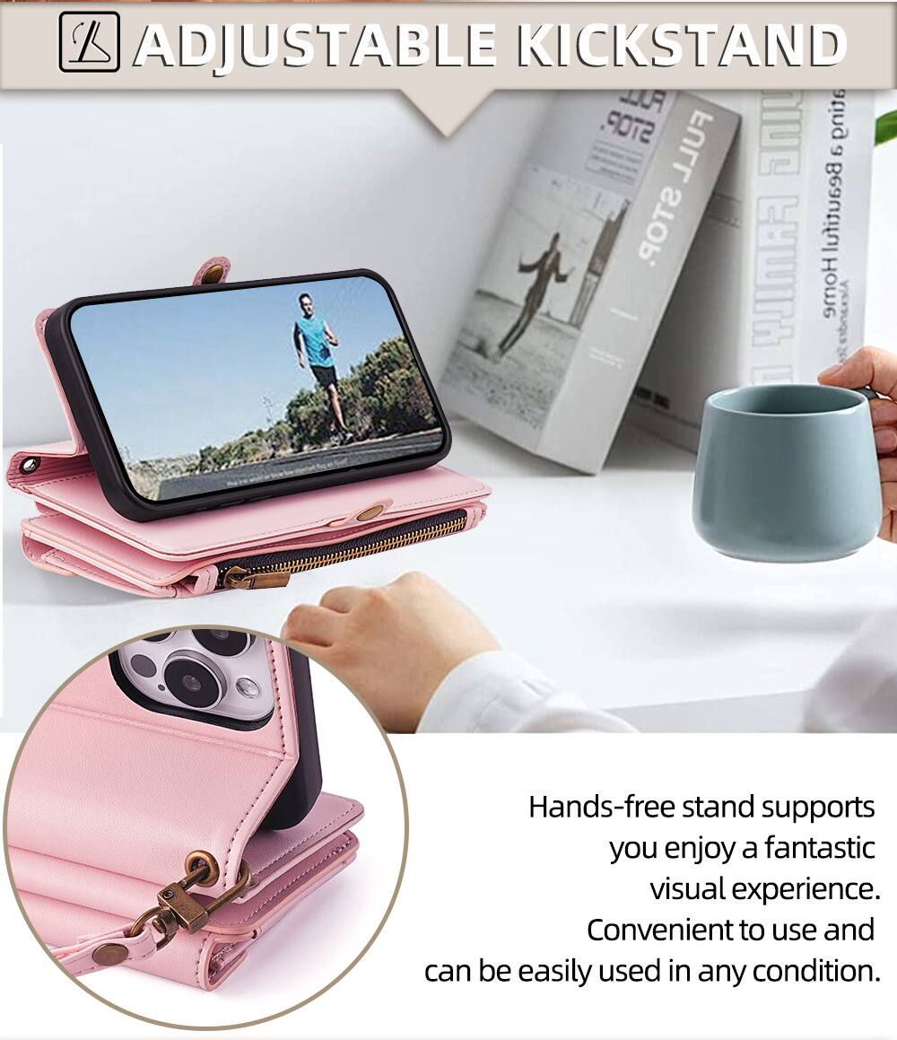ADJUSTABLE KICKSTAND

Hands-free stand supports you enjoy a fantastic visual experience. Convenient to use and can be easily used in any condition.