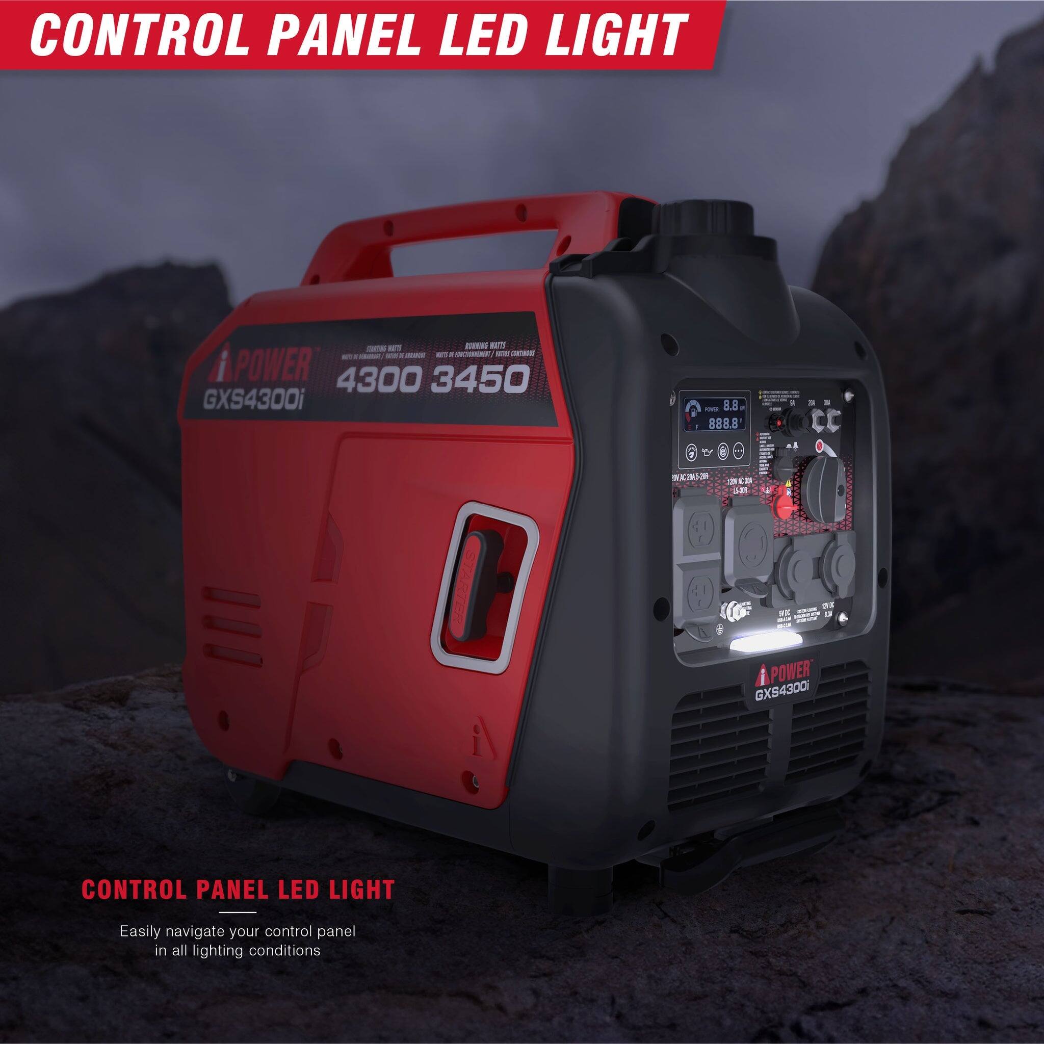 CONTROL PANEL LED LIGHT

Easily navigate your control panel in all lighting conditions