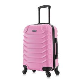 InUSA - Endurance Lightweight Hardside Spinner Luggage 20" Carry-On - Pink