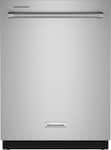KitchenAid - 24" Top Control Built-In Tub Dishwasher with 3rd Rack, FreeFlex, 44 dBA - Stainless Steel