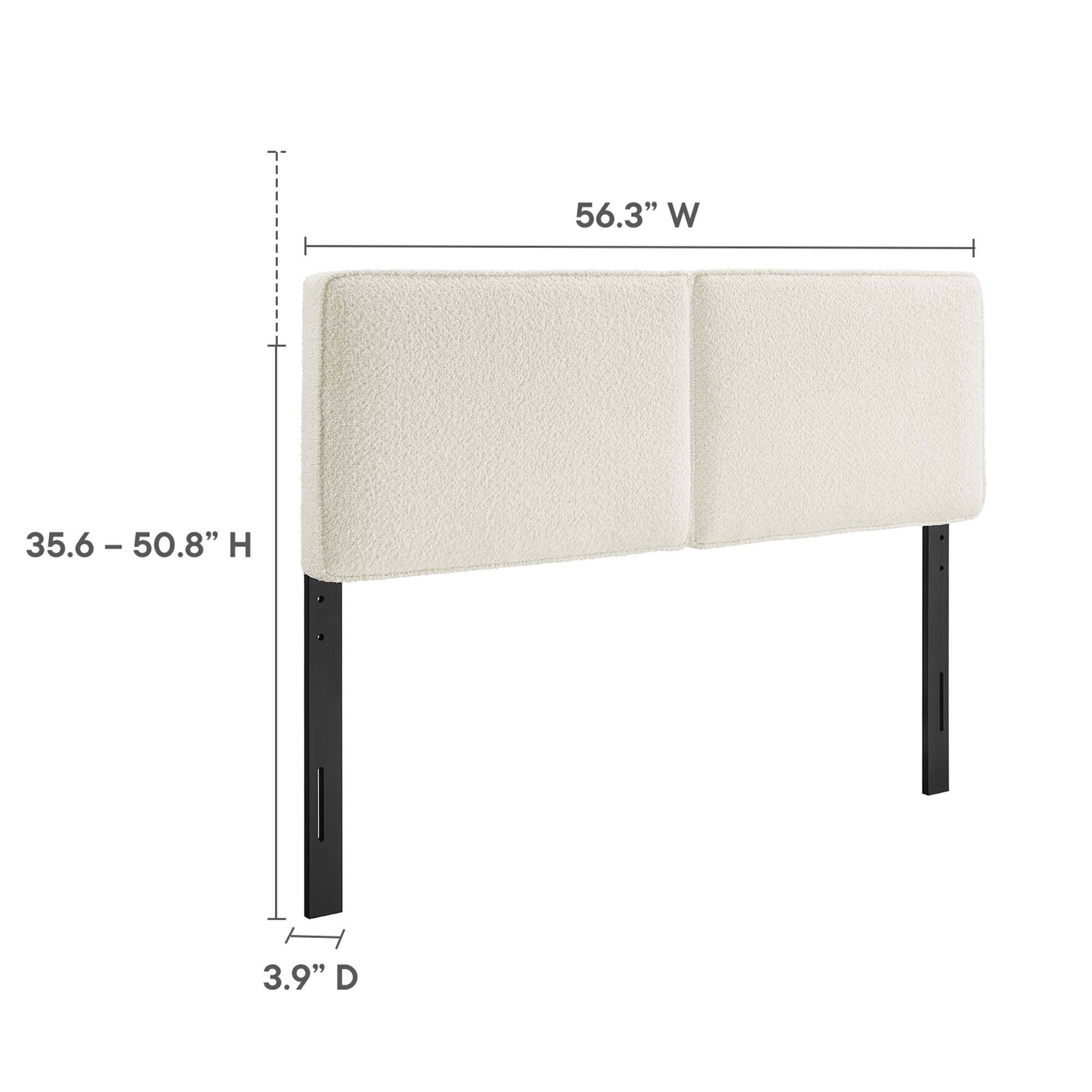56.3" W  
35.6 - 50.8" H  
3.9" D