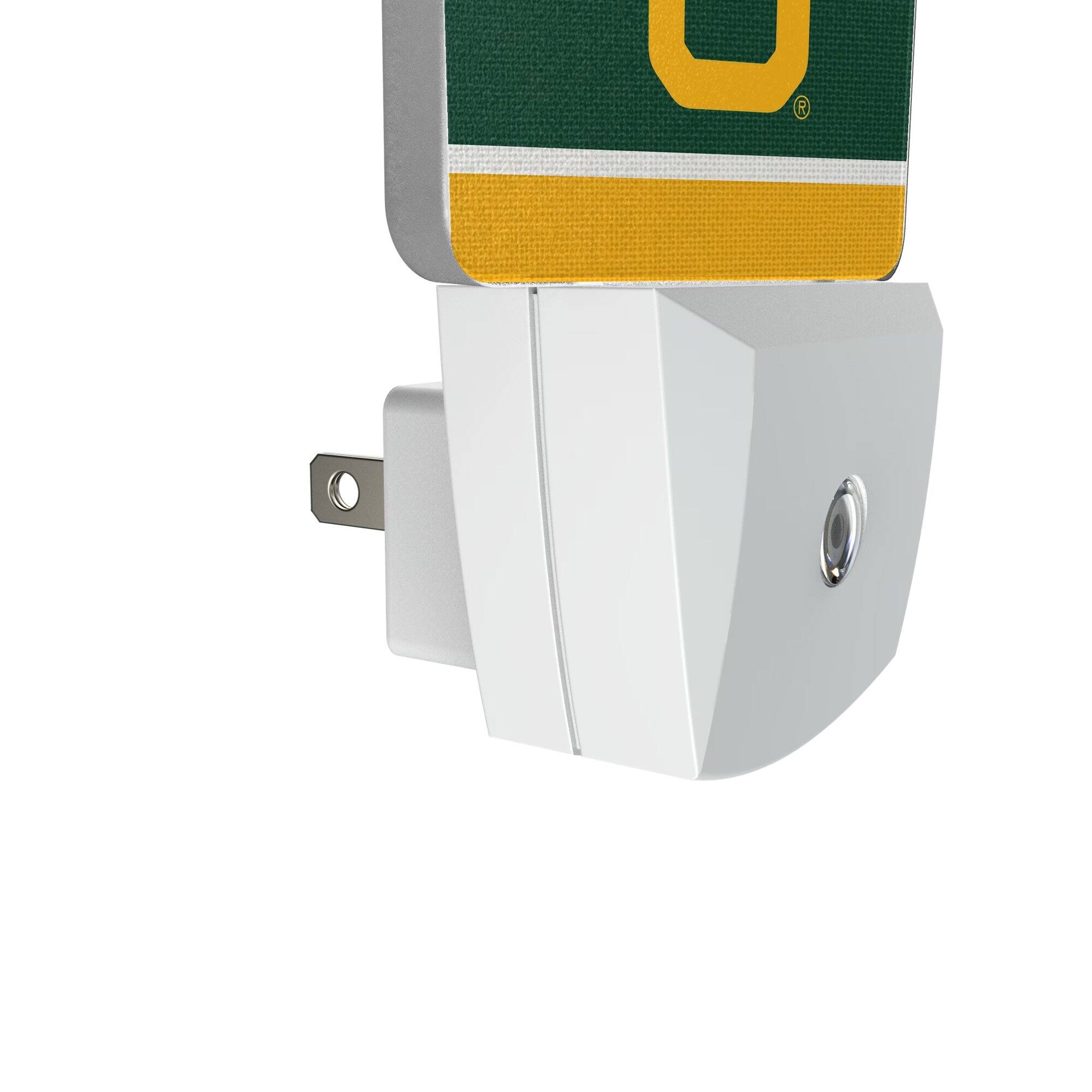 Alt View 2. Keyscaper - Baylor Bears Stripe Design Nightlight 2-Pack - Multicolor.