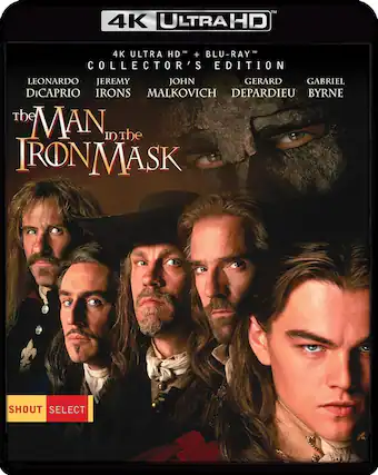 Front. The Man in the Iron Mask (Collector's Edition) - 4K Blu-Ray.