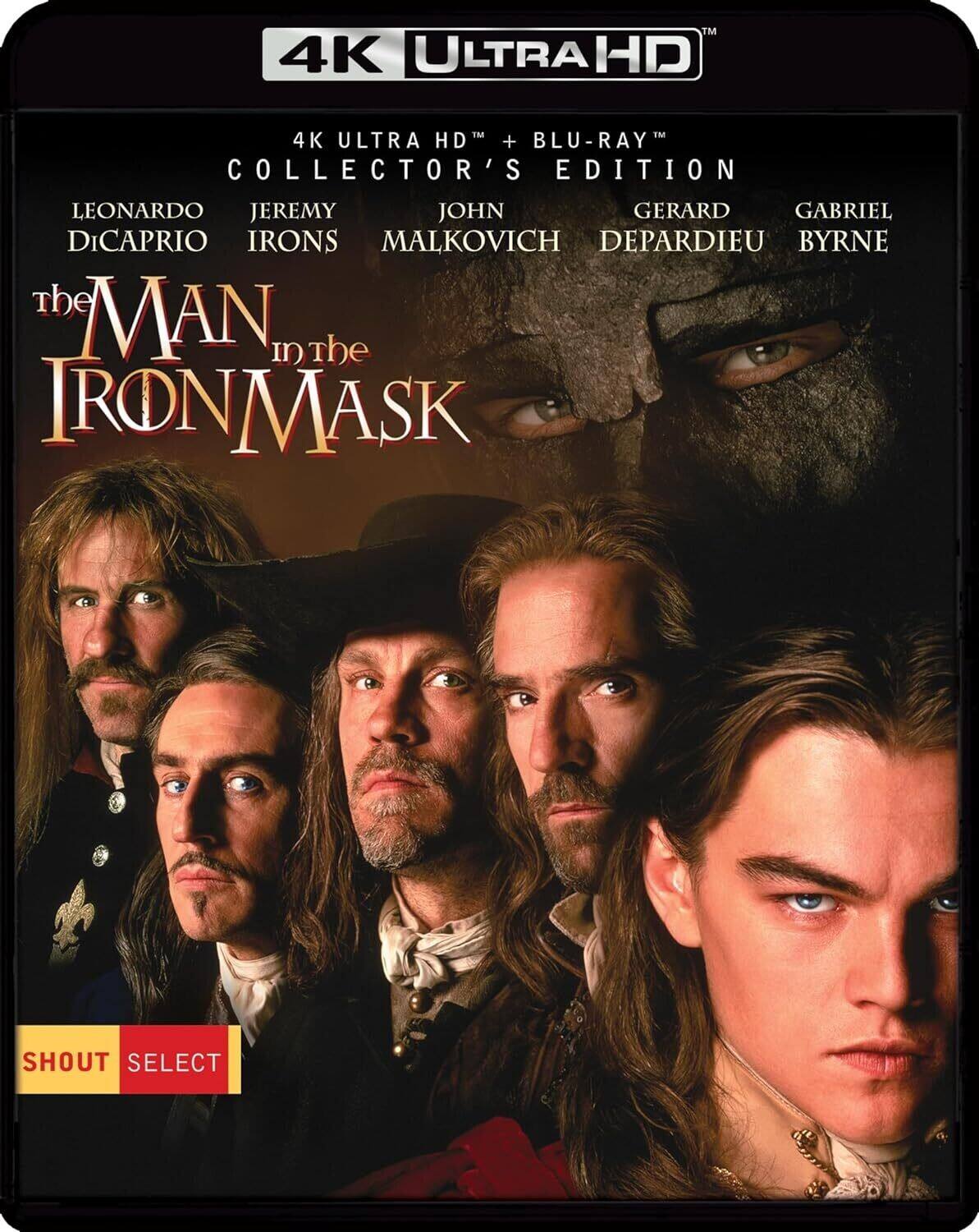 Front. The Man in the Iron Mask (Collector's Edition)   - 4K Blu-Ray.