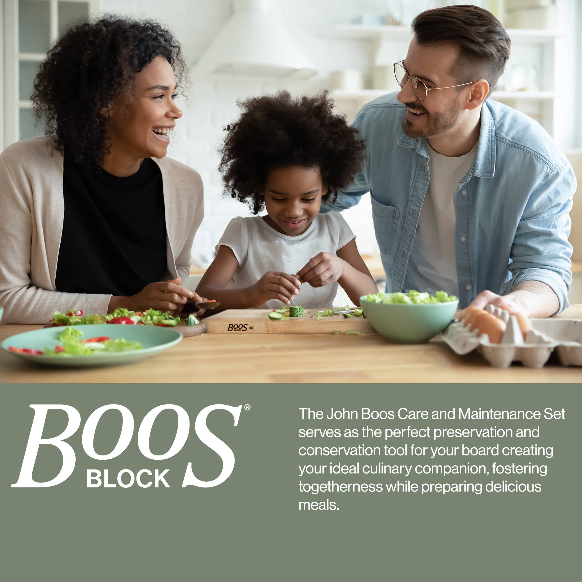 The John Boos Care and Maintenance Set serves as the perfect preservation and conservation tool for your board, creating your ideal culinary companion, fostering togetherness while preparing delicious meals.